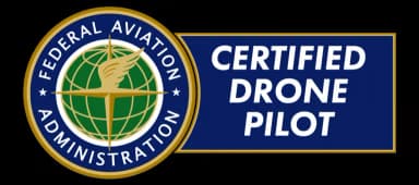 FAA Part 107 Certified Remote Pilot badge