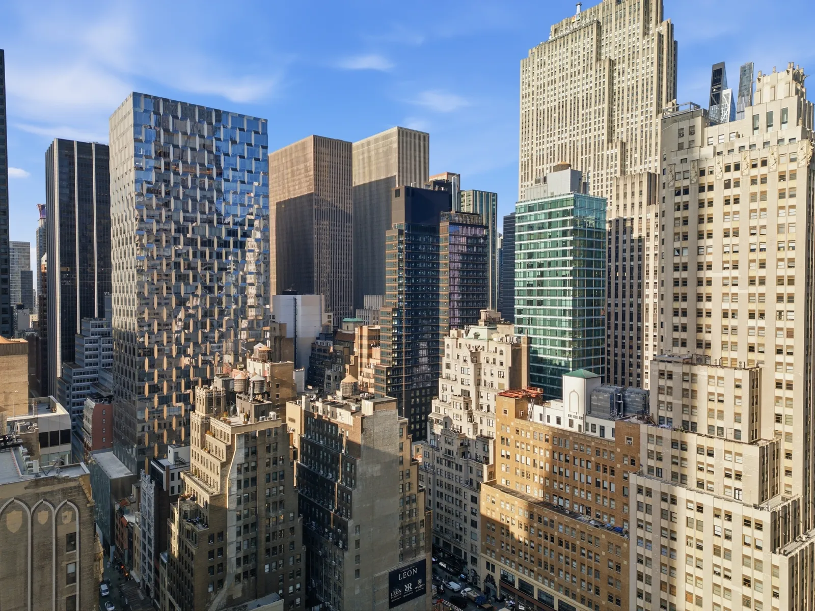 Aerial drone photo of 33 W 46th St, New York — by RealtaSnap