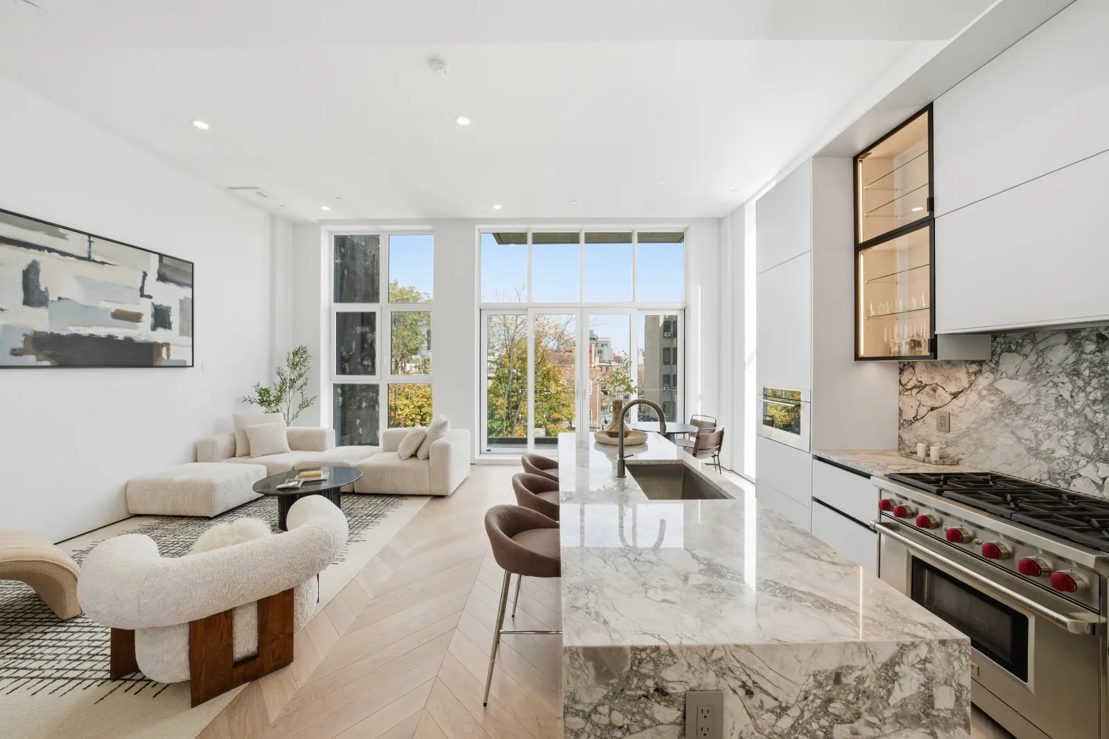 Professionally photographed NYC apartment interior by RealtaSnap