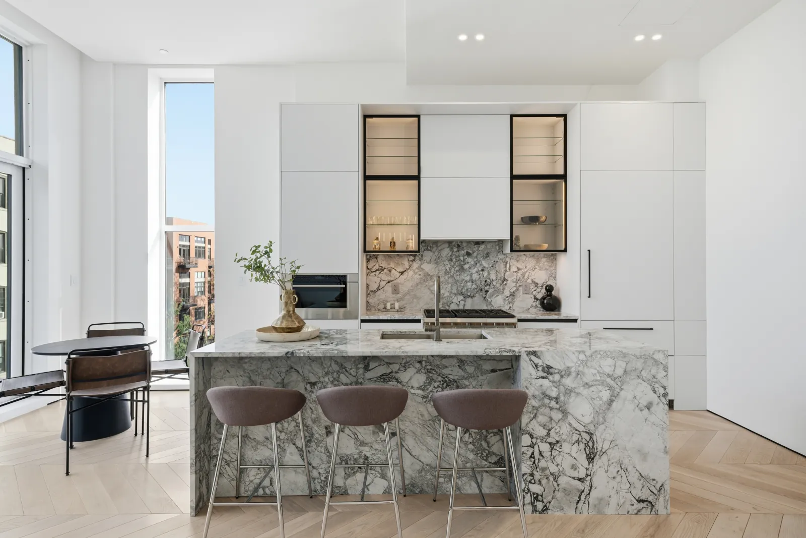 Modern NYC condo interior — real estate photography by RealtaSnap