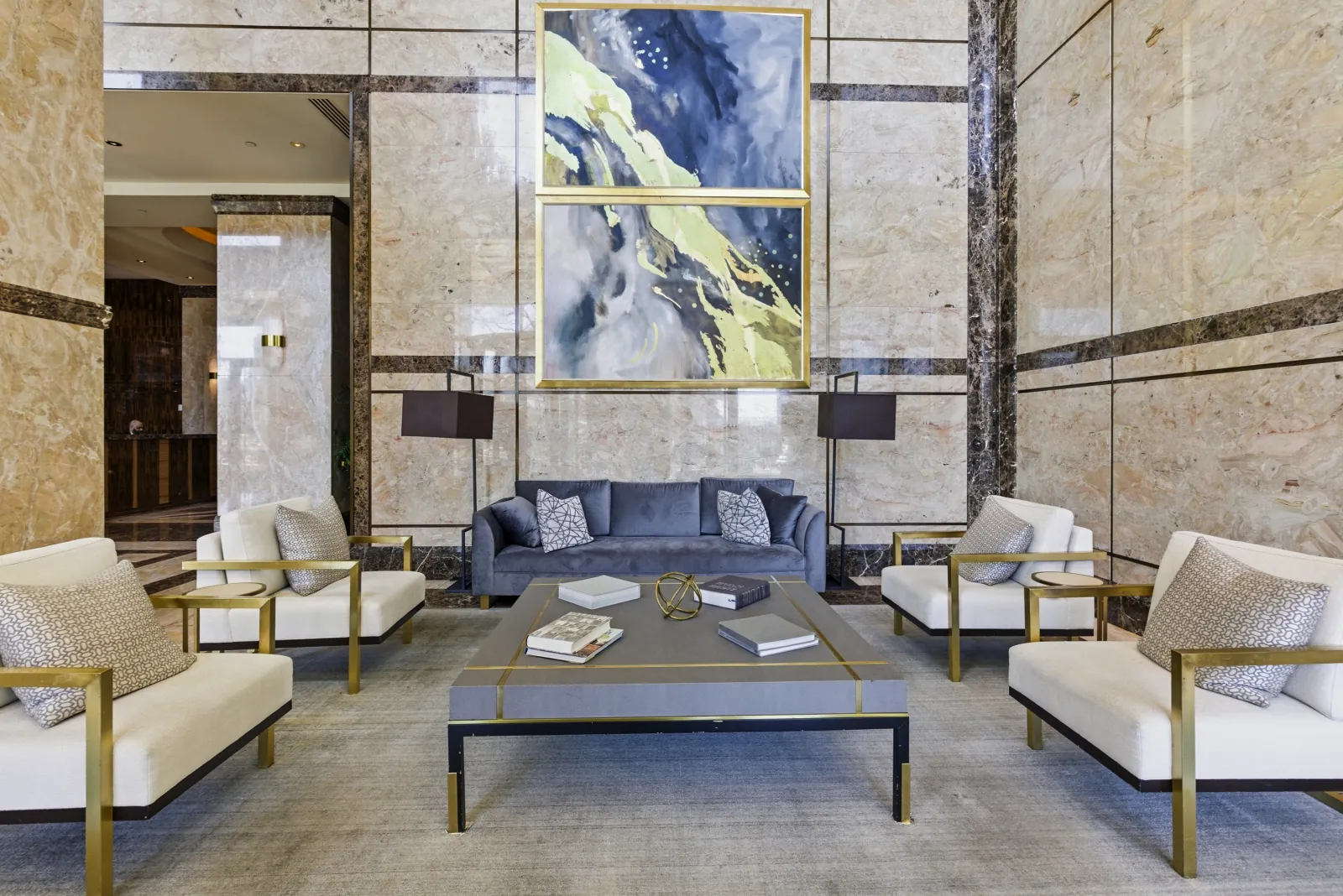 Luxury New York City residence interior photographed by RealtaSnap